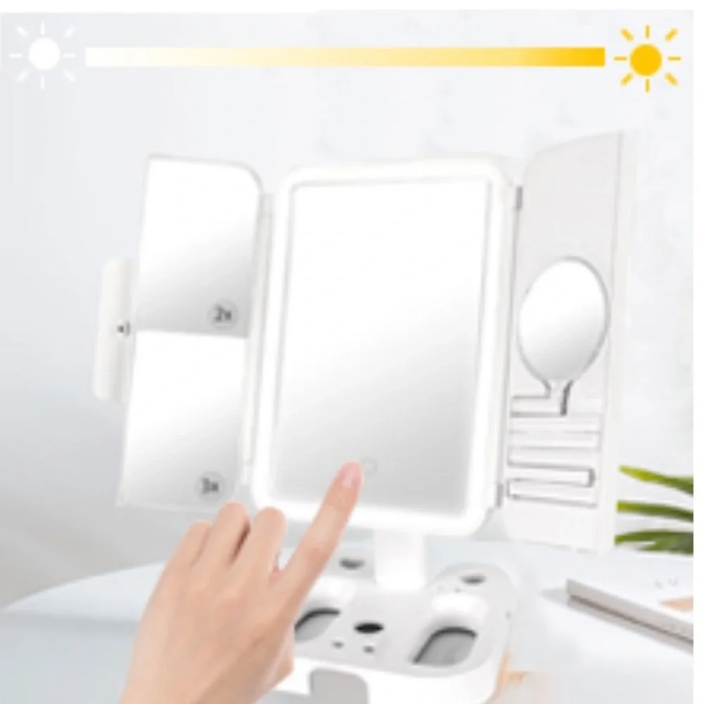 Mirror ONLY Lighted Makeup Vanity Mirror with 72 LED Lights Magnification